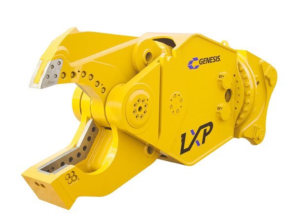 Genesis LXP multi-jaw processor with shear jaw