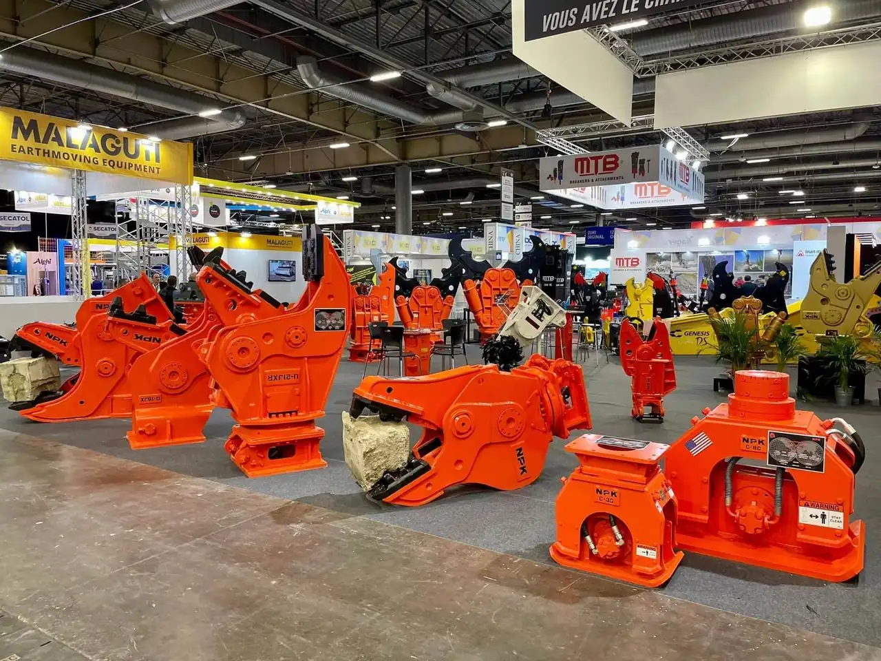 NPK concrete crushers and pulverizers